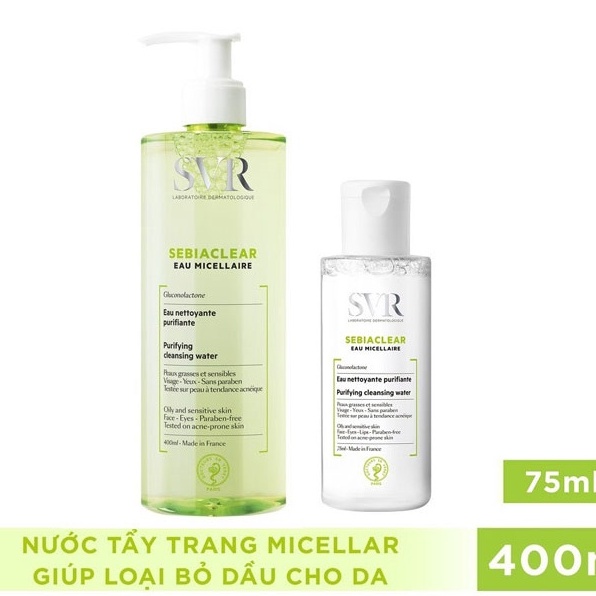 (Mini size) Nước Tẩy Trang SVR Sebiaclear Chuyên Dành Cho Da Dầu Mụn, Hỗn Hợp, Nhạy Cảm | Unknown Beauty | BigBuy360 - bigbuy360.vn