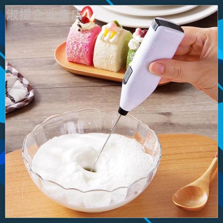 Máy Đánh Trứng Tạo Bọt Cafe Cầm Tay Chạy Pin Tiểu AA