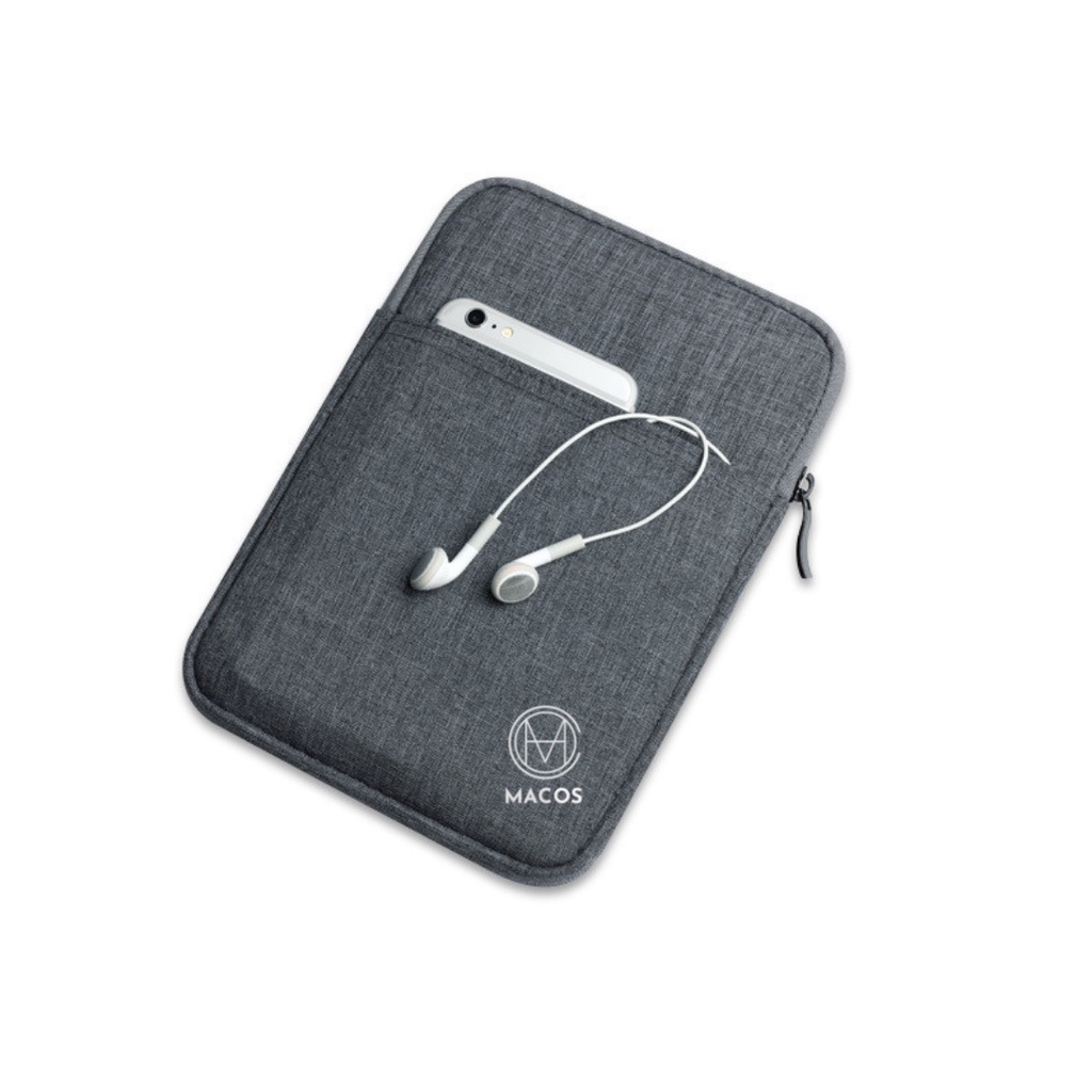 Túi iPad, kindle, túi chống sốc + chống nước iPad có ngăn phụ, lót lông (AT02)