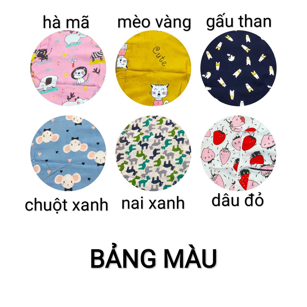 Bộ pijama dài tay QATE295 cho bé trai và bé gái