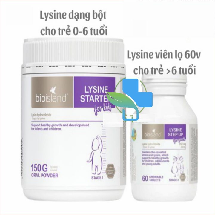 [Tem Chemist] Bio island lysine cho bé Úc hỗ trợ tăng chiều cao từ 0- 6 đến 24 tuổi 𝐍𝐄𝐖 mẫu mới 2021