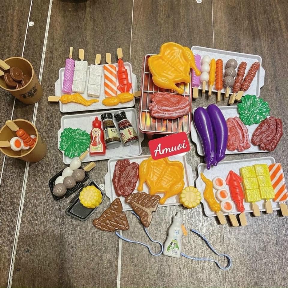 Bộ đồ chơi bếp nướng BBQ hàn quốc 55 chi tiết