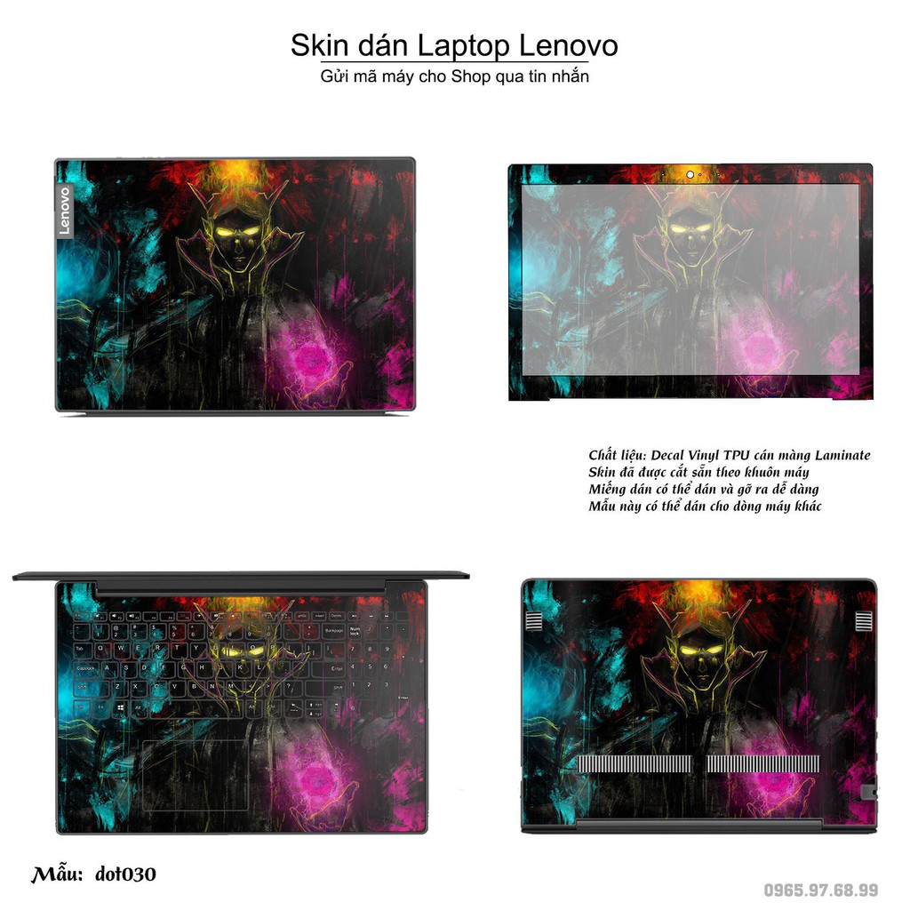 Skin dán Laptop Lenovo in hình Dota 2 _nhiều mẫu 5 (inbox mã máy cho Shop)