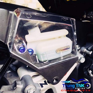 Nắp bình nước trong suốt gắn dè con air blade,vario.