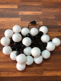 Dây đèn PINGPONG chui đen