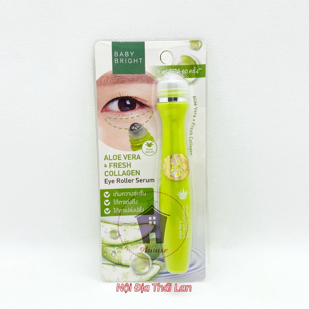 01 Cây Bút Lăn Serum Dưỡng Da Vùng Mắt BABY BRIGHT Thái Lan 15ml