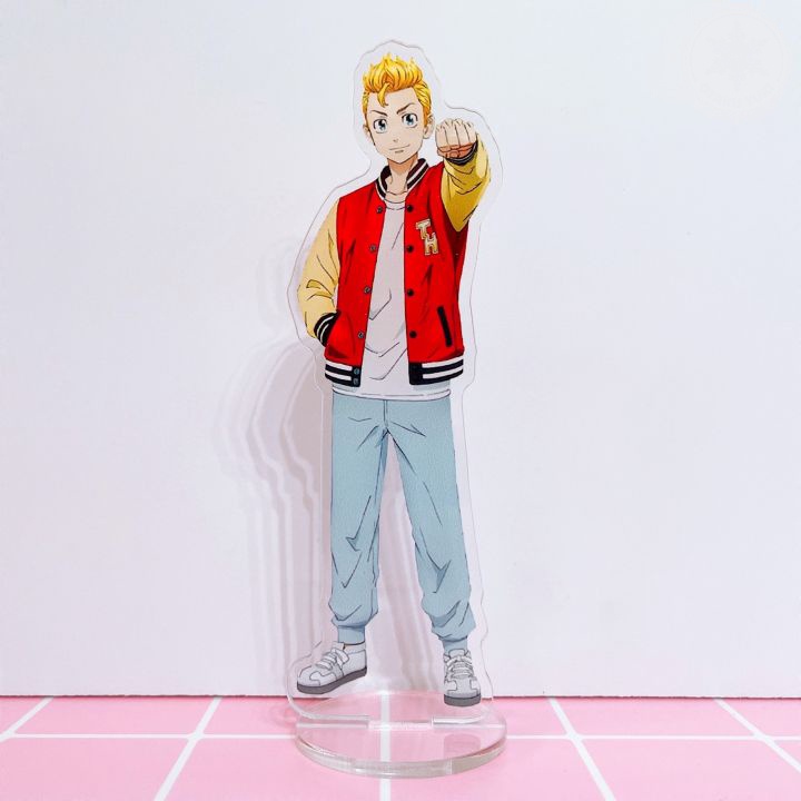 Mô Hình Standee Anime Mikey Draken Tokyo Revengers Chất liệu Acrylic trang trí góc học tập bàn làm việc kích thước 15cm