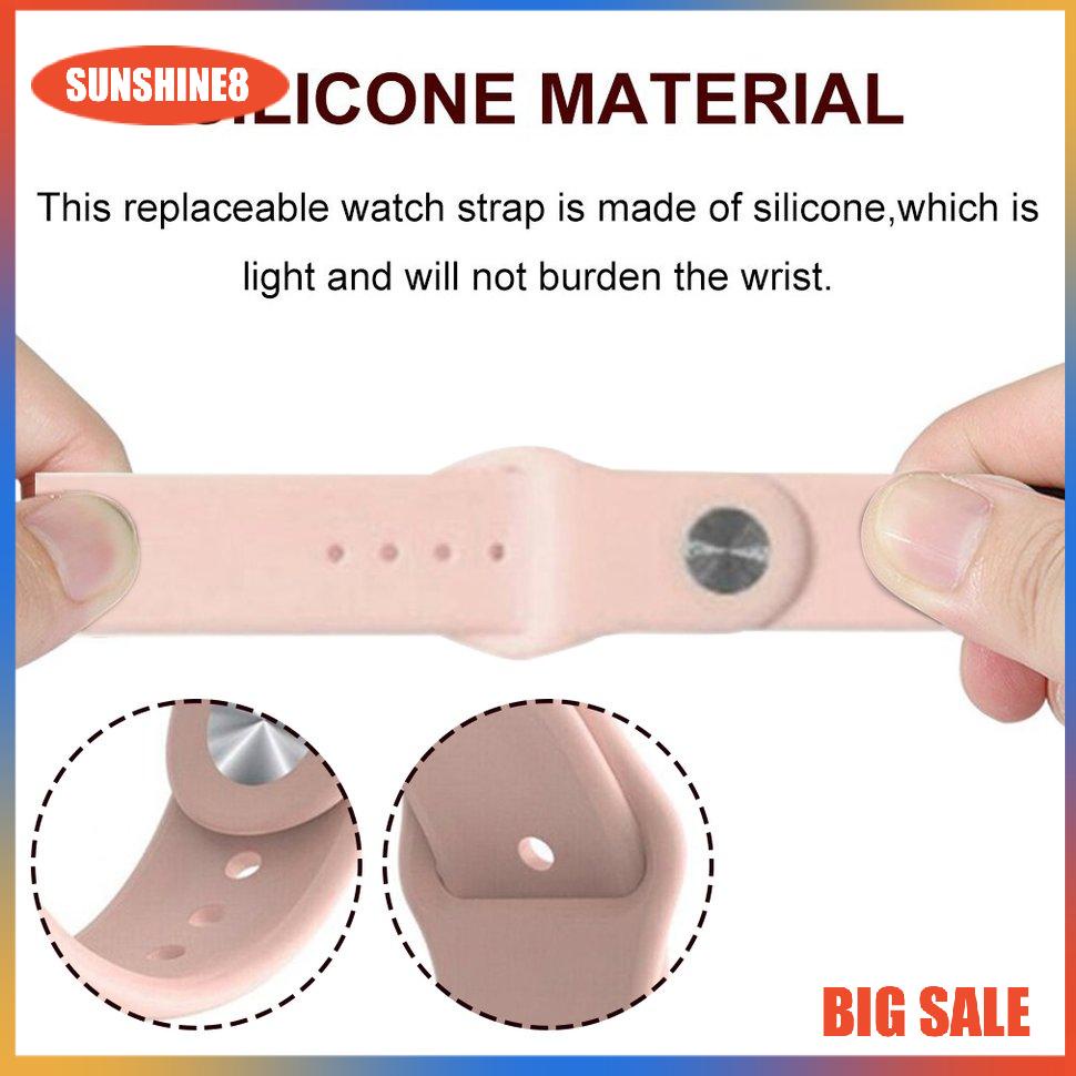 【SUN】Y68 / D20 Silicone Wristband Watch Accessories Intelligent Watch Watchband