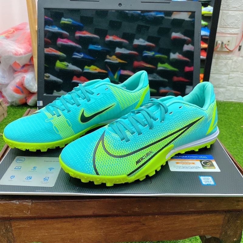 Giày đá bóng Mercurial Vapor 14 Academy TF ( Xanh ngọc )
