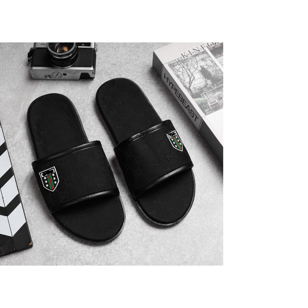 Dép nam quai ngang đúc nguyên khối bền đẹp phong cách BOSS sz từ 38-44