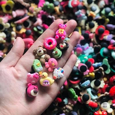 Bộ 5 Sticker 3D-nhí-đá gắn dép siêu dễ thương