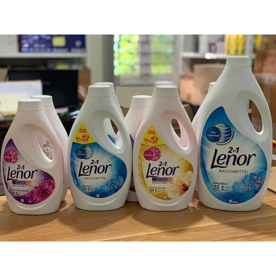 Nước giặt đậm đặc Lenor 2 in 1 - NHẬP ĐỨC