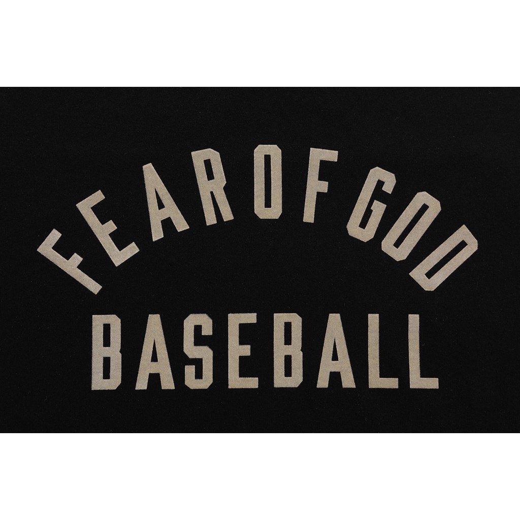 FOG FEAR OF GOD Season 7 7th Main Line Flocking Printed Short Sleeve T-Shirt High Street Tide Brand Loose Half Sleeve