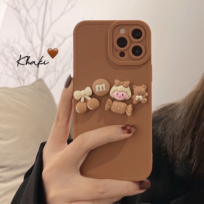 (SIÊU RẺ) Ốp lưng iphone nâu gấu, kẹo nổi 6/6plus/6s/6splus/7/7plus/8/8plus/x/xr/xs/11/12/13/pro/max/plus/promax