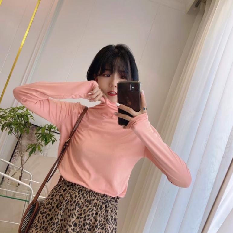Áo Giữ Nhiệt Nữ Cổ 3P Dày dặn Dáng ôm phong cách Hàn Quốc 197