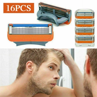 16Pcs For Gillette Fusion 5 Layer Men Razor Blade Refills Replacement Gift