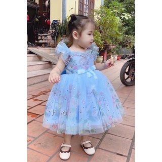 VÁY ĐẦM CÔNG CHÚA ELSA CHO BÉ GÁI ❤