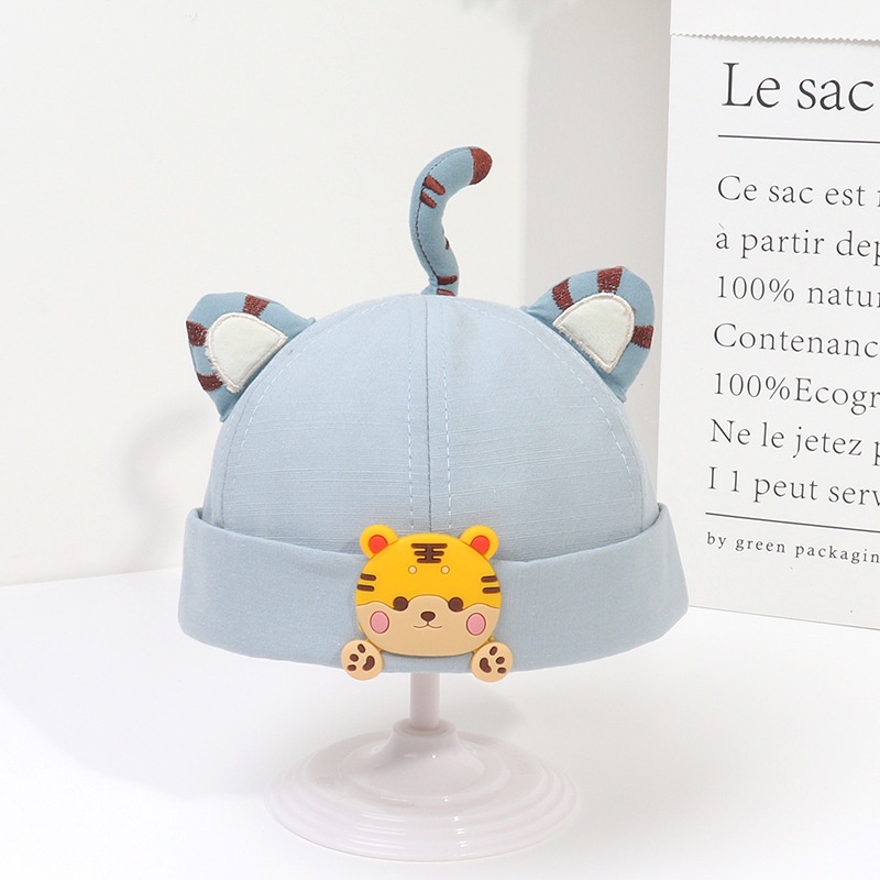 Mũ Cotton Tai Hổ Dễ Thương Cho Bé