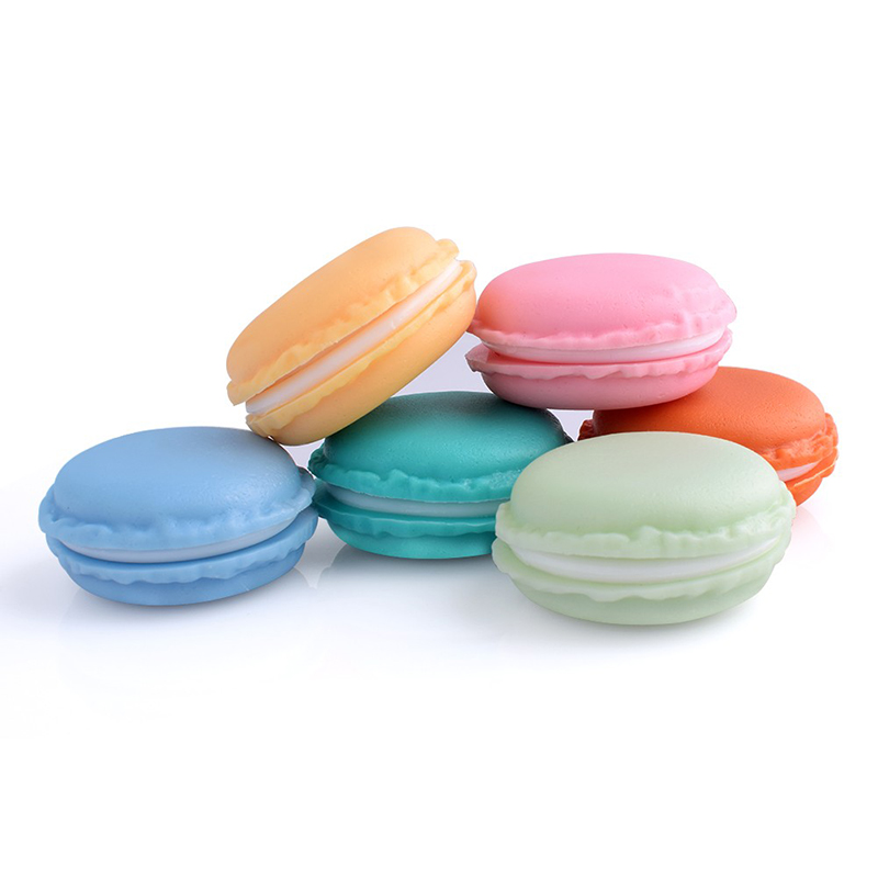 Hộp Đựng Đồ Trang Sức Hình Bánh Macaron Đáng Yêu Tiện Dụng