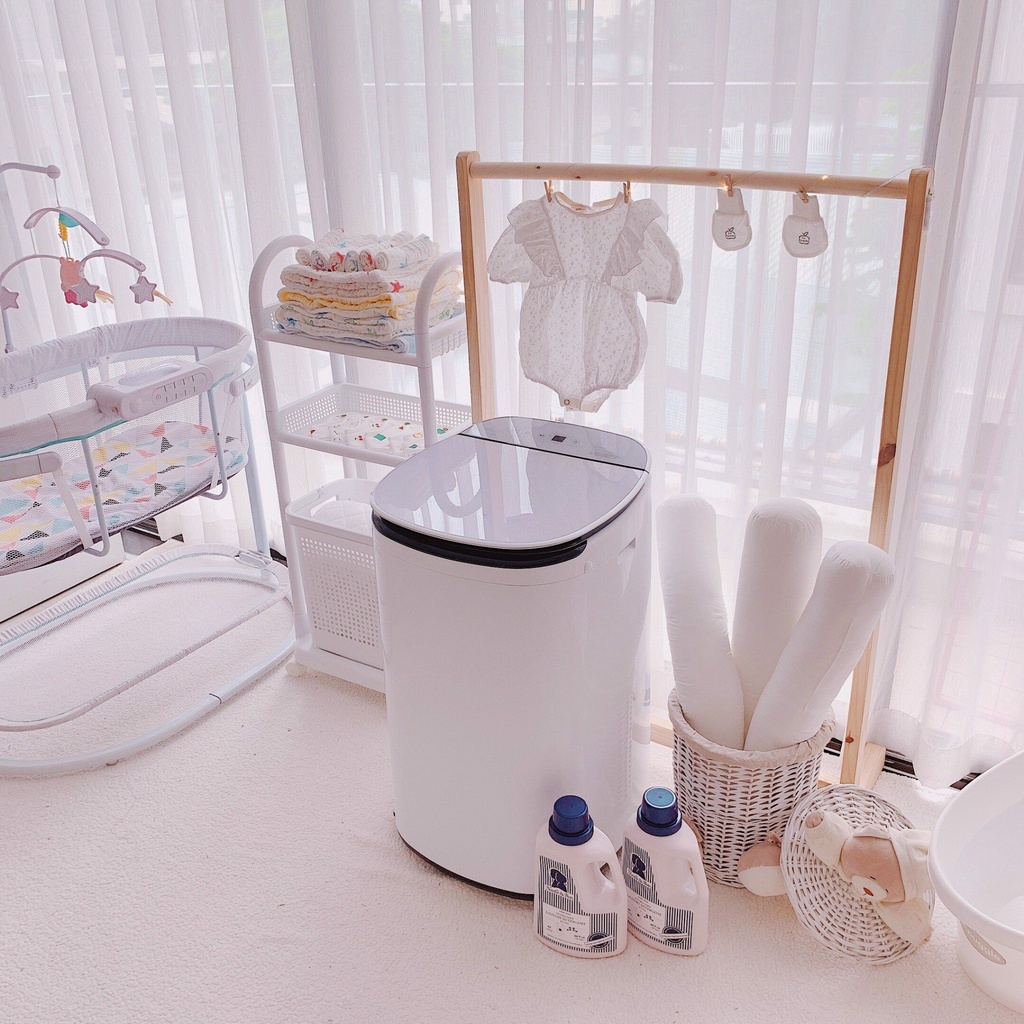 Máy giặt mini cao cấp tự động giặt đồ em bé Doux Lux phiên bản cải tiến