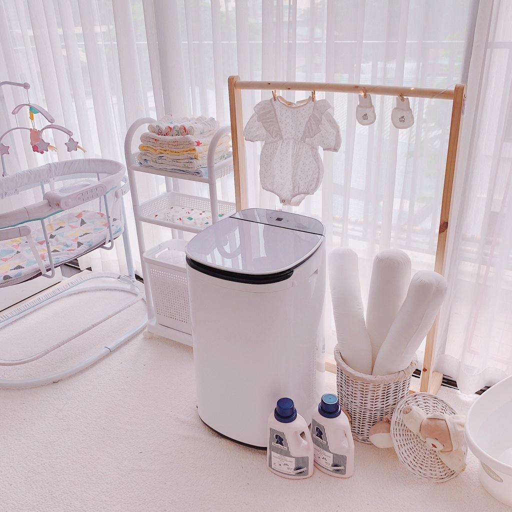 Máy giặt mini cao cấp tự động giặt đồ em bé Doux Lux phiên bản cải tiến mới nhất