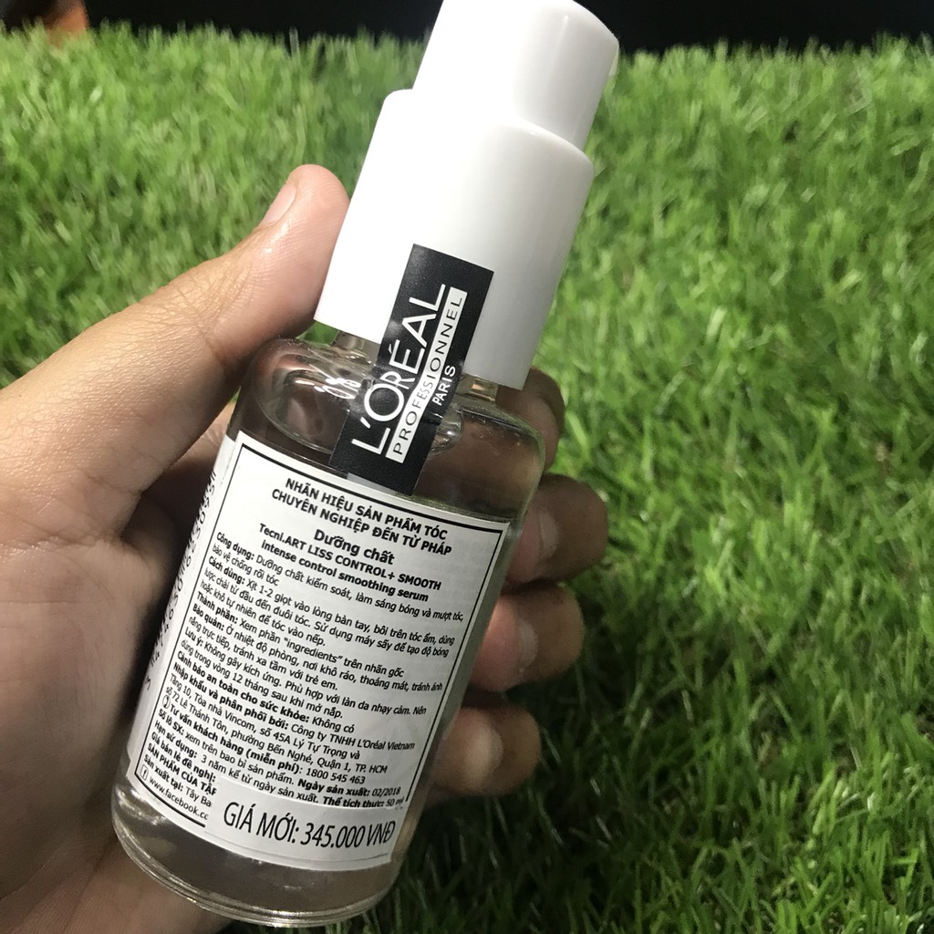 Tinh dầu sáng bóng chống rối Loreal Liss Control 50ml