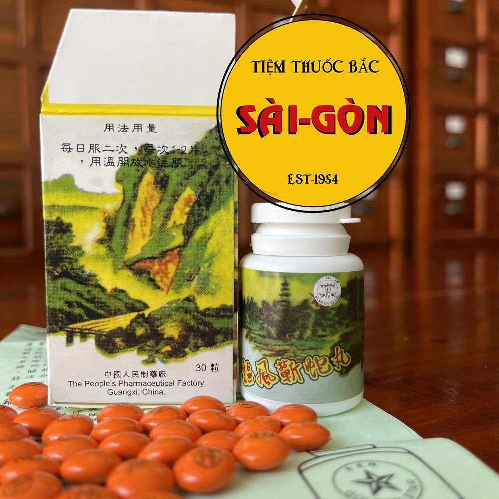 Khu Phong Kỳ Xà Hoàn Malay Hộp 30 viên Bamboo Brand