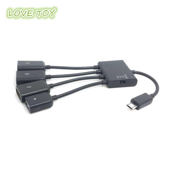 Đầu Chia Cổng Micro Usb Otg Cho Điện Thoại / Máy Tính Bảng Apple Samsung Lenovo