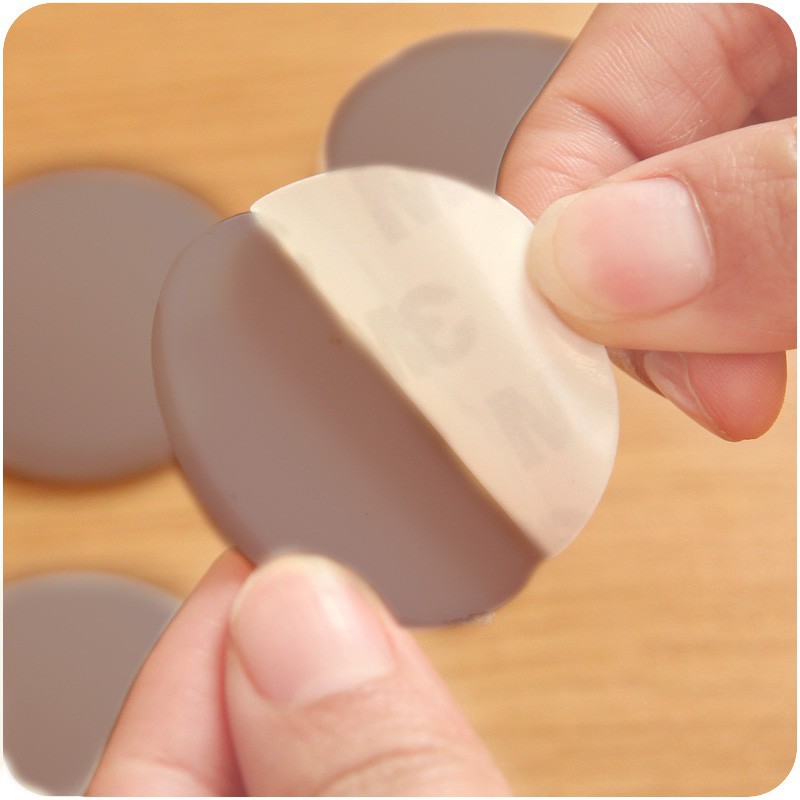 10 Miếng dán tường trang trí chống cửa va đập 4cm Legaxi