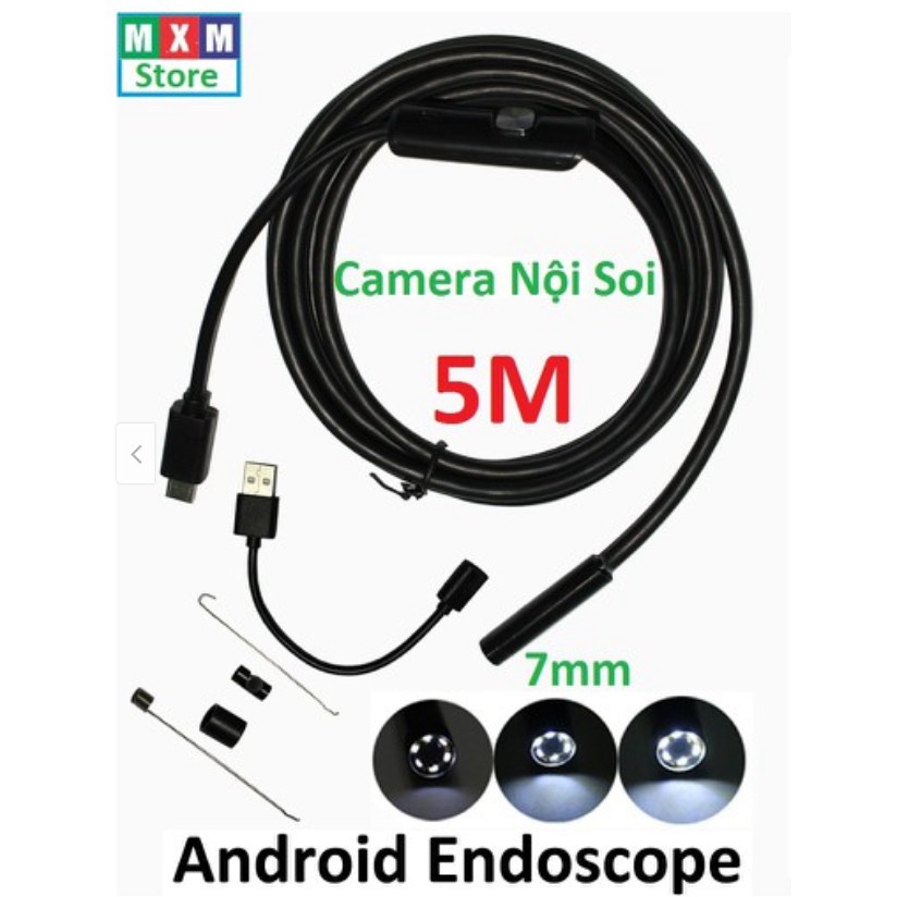 Worldmart - Camera nội soi 5m 6LED HD720p chống nước