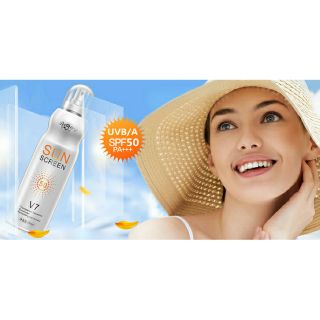 💕Chai xịt chống nắng dưỡng da V7 SUN SCREEN SPF 50 PA+++ chính hãng date 2021