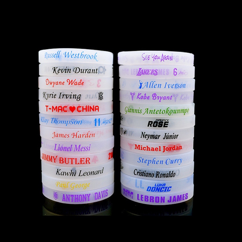 Vòng Tay Bóng Rổ Bằng Silicone Phát Quang Chất Lượng Cao Dành Cho Nam Giới