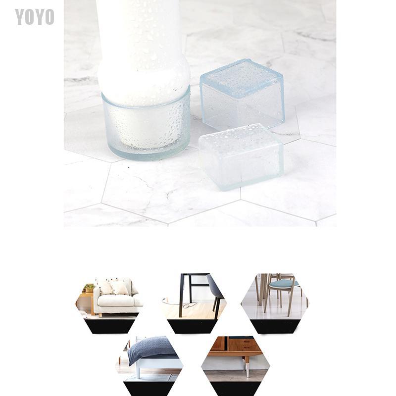 Set 4 Miếng Bọc Chân Bàn Ghế Bằng Cao Su Tiện Dụng | BigBuy360 - bigbuy360.vn