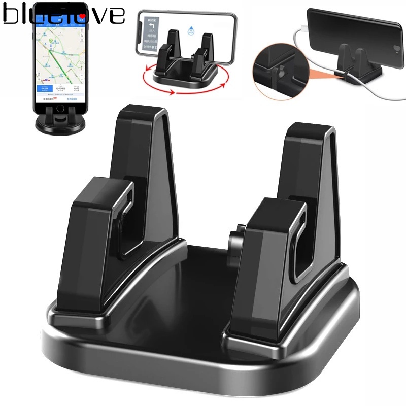 Giá Đỡ Điện Thoại Chống Trượt Xoay 360 Độ Thông Dụng Cho Xe Hơi