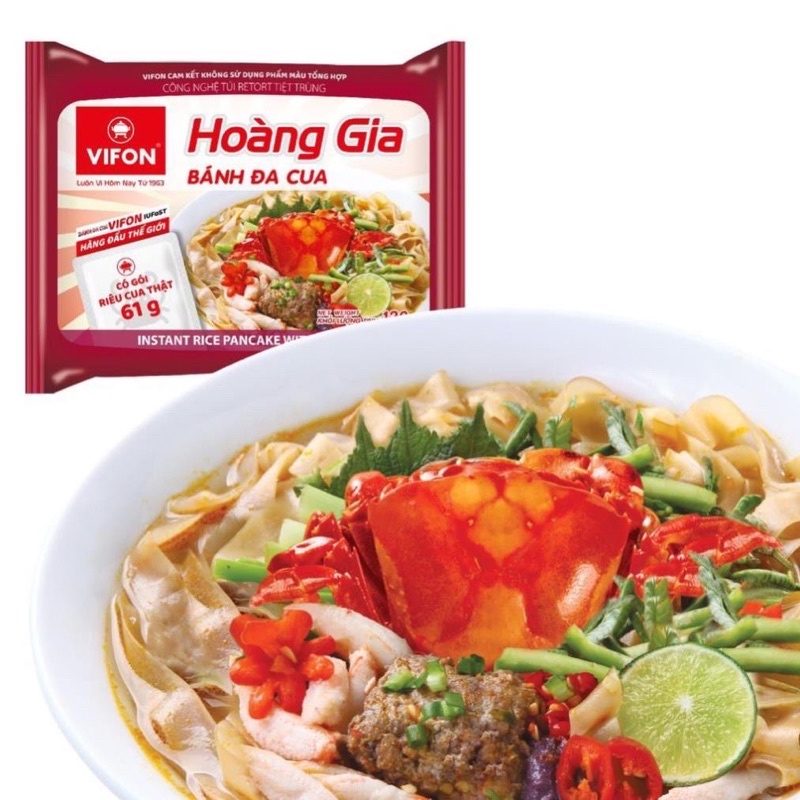 [Mã 229FMCGSALE giảm 8% đơn 500K] Bánh đa cua hoàng gia 120gr