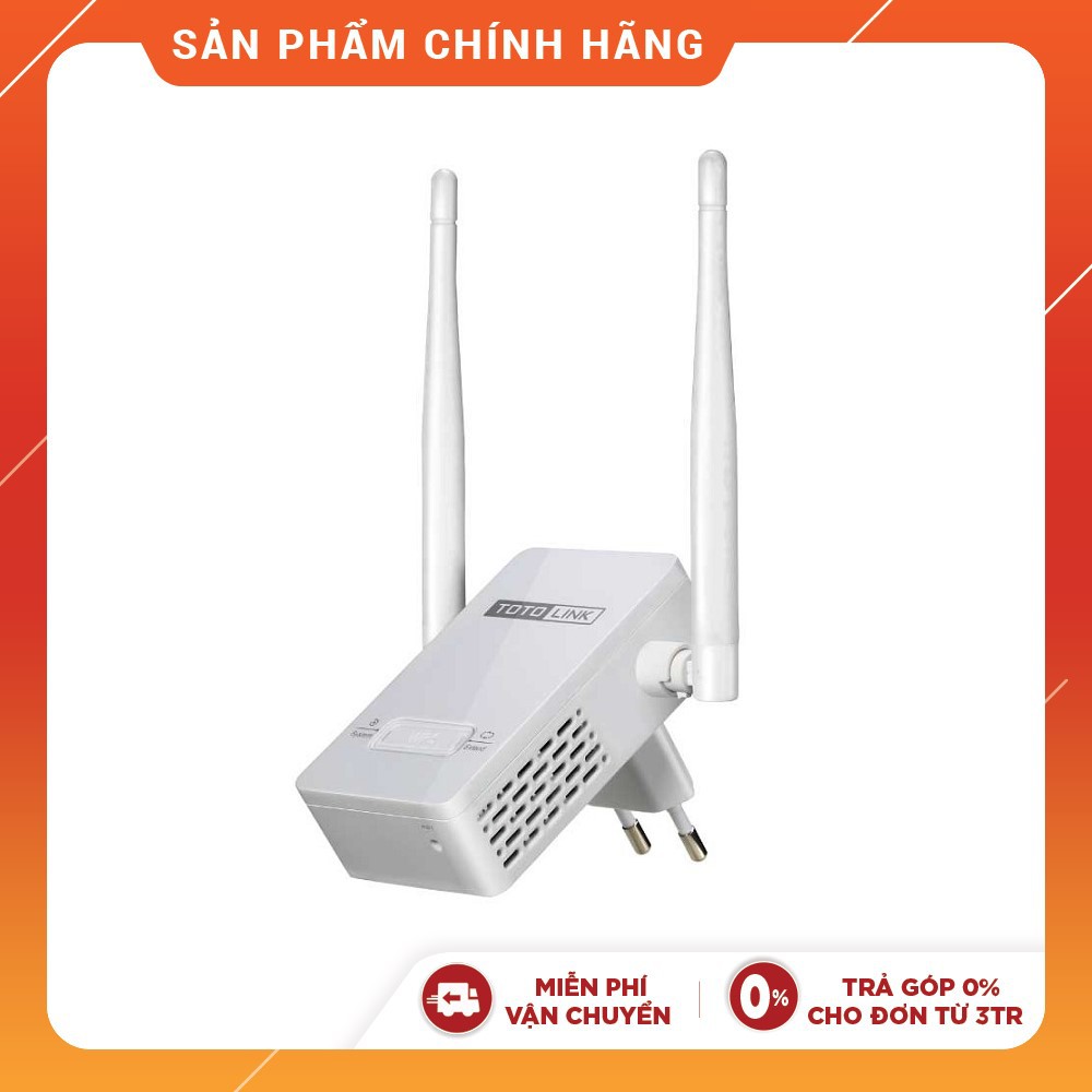 Bộ Mở Rộng Sóng Wi-Fi Tốc Độ 300Mbps TOTOLINK EX201 Vùng phủ sóng rộng giá rẻ dễ cài đặt sử dụng Hàng chính hãng