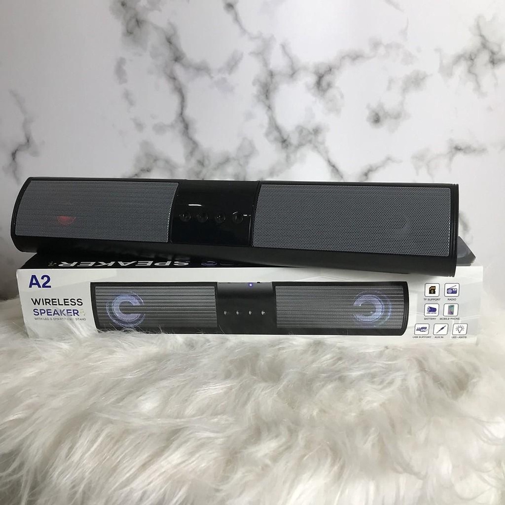 Loa Bluetooth Không Dây A2 Loa mini có LED Siêu Bass Hỗ Trợ TF , Đài FM, USB,AUX 3.5