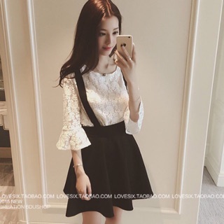 Set yếm + áo ren