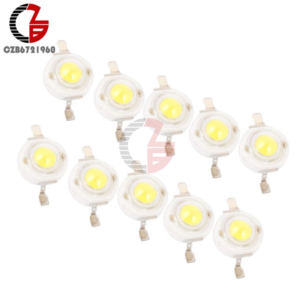 10 đèn led ánh sáng trắng 1W SMD chất lượng cao | BigBuy360 - bigbuy360.vn
