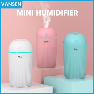 Máy Xông Tinh Dầu Máy tạo ẩm không khí Niye khuếch tán tinh dầu 400ml có đèn LED #F002