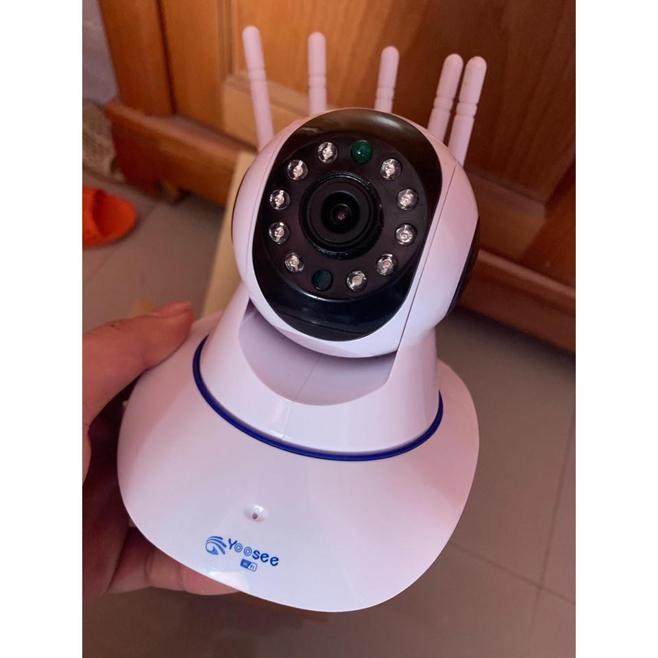 CAMERA WIFI KHÔNG DÂY YOOSEE 5 Râu WIFI KÈM THẺ NHỚ 128GB