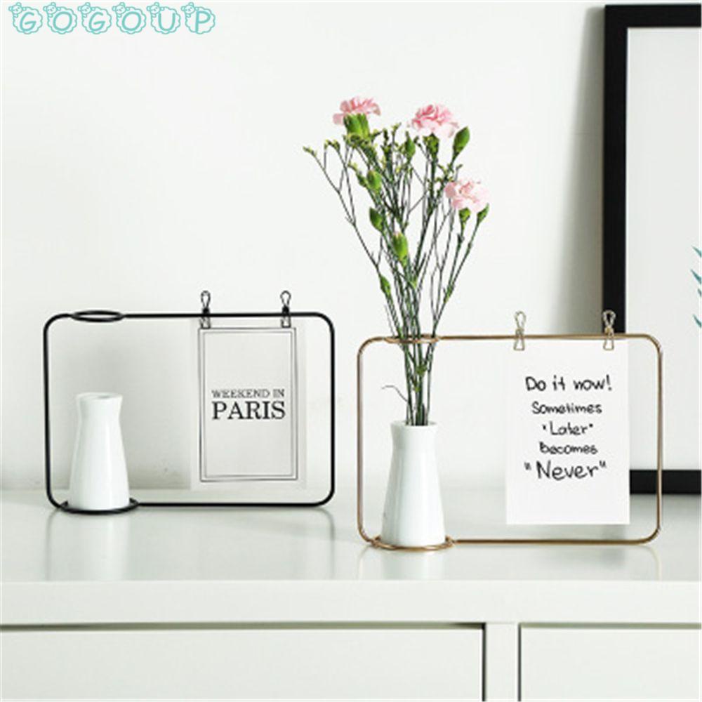 Khung Ảnh Kèm Khung Ảnh Bằng Sắt 2 Trong 1 Phong Cách Bắc Âu Độc Đáo Trang Trí Nhà Cửa