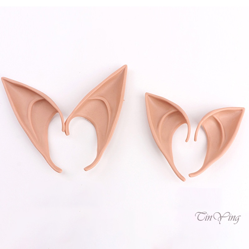 GETNOIVAS Cặp tai yêu tinh mềm mại dùng hóa trang halloween độc đáo cho bé