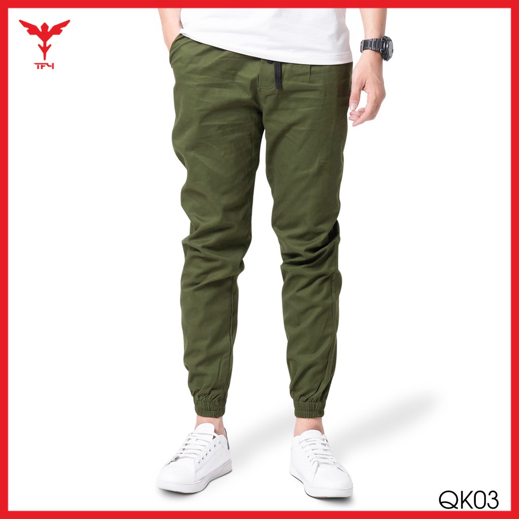 Quần jogger kaki nam dáng thể thao cao cấp | BigBuy360 - bigbuy360.vn