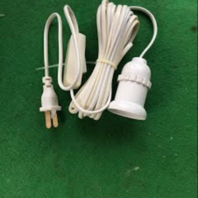 Đui đèn liền công tắc phích cắm và dây dài 5M