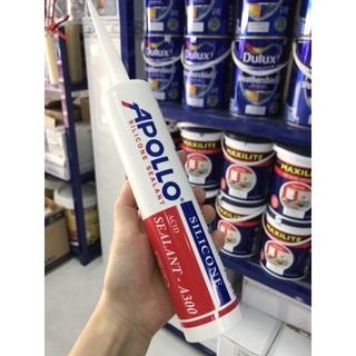 Keo Apolo A300 trắng  trong 69k +  súng bắn  keo (loại tốt) 35 k