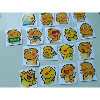 Tem logo tem icon dễ thương siêu cute (Giá 1 cai)