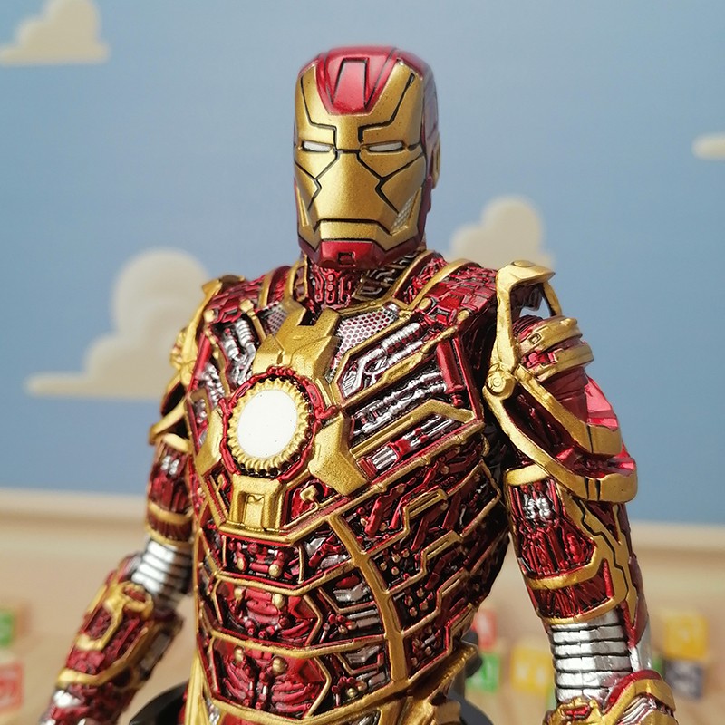 Mô hình Iron man Mk 41 bone đỏ, bone đen chính hãng Crazy toys - Avengers