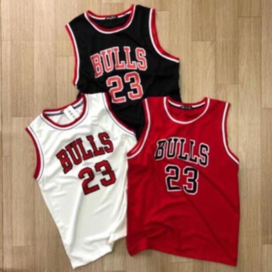 Áo bóng rổ Bull 23, áo tập, áo thể thao Unisex  ྆ ྇  ྇  ྇ ་