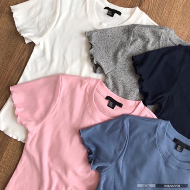 Áo thun bo gân 4c AG100